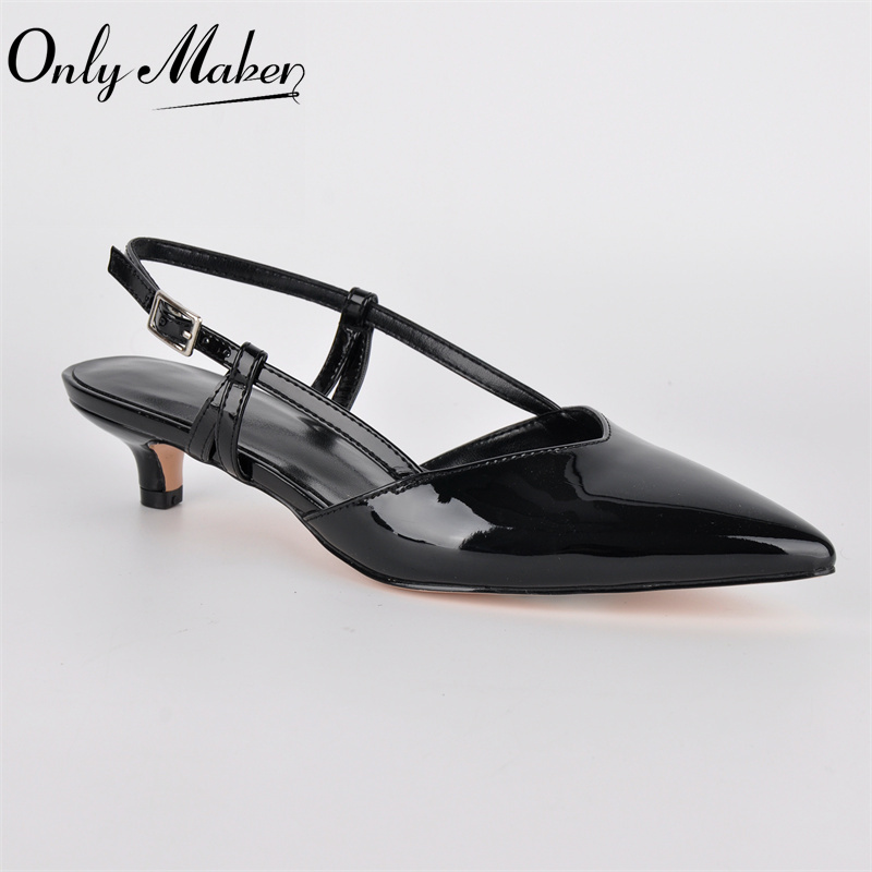 Women'S Elegant Formal Wear - Onlymaker Women Pointed Toe Slingback Ankle