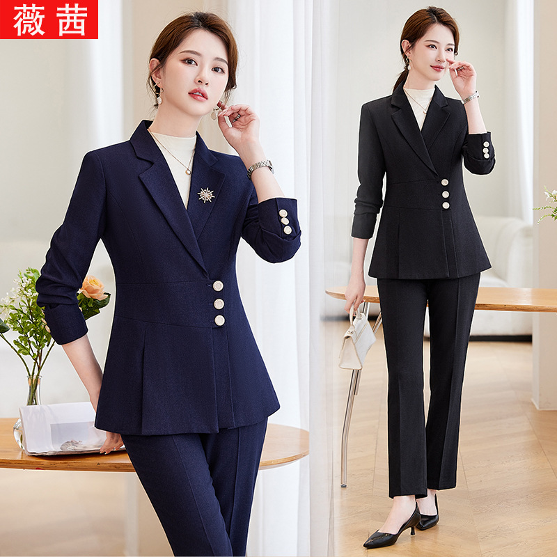 Women Formal Wear Shirt And Pant - Professional Suit for Women, Spring and