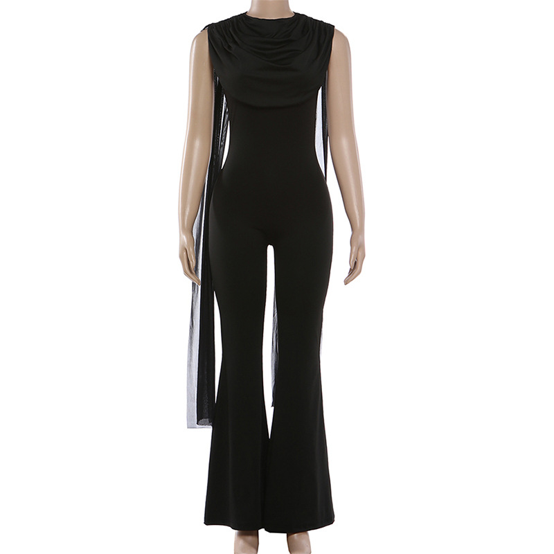 Black Women Jumpsuit Sexy Slee - Women'S Formal Wear For Wedding Guest 评论和价格