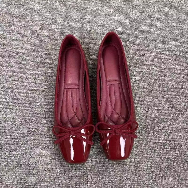 Women Ballet Flats Square Toe  - Women'S Elegant Formal Wear 评论和价格