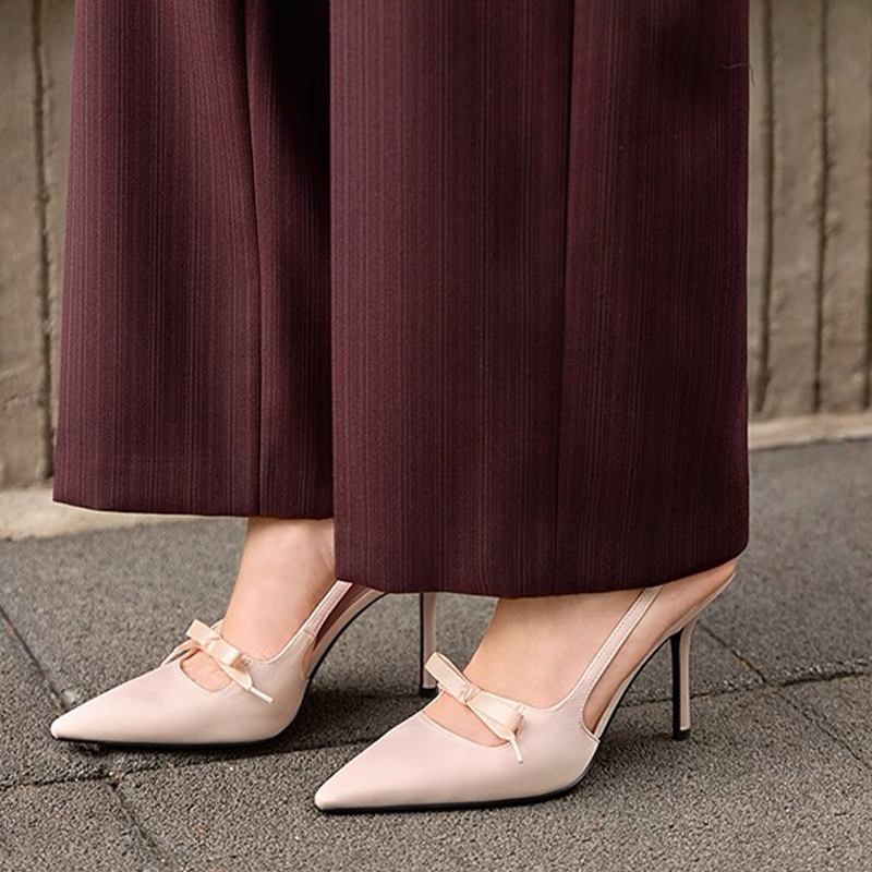 Bow Women High Heels Sandals P - Women'S Elegant Formal Wear 评论和价格