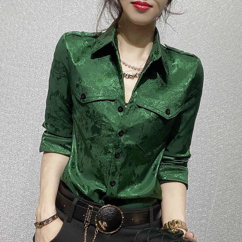 Female Tops Spring and Autumn  - Women Formal Wear Shirts 评论和价格