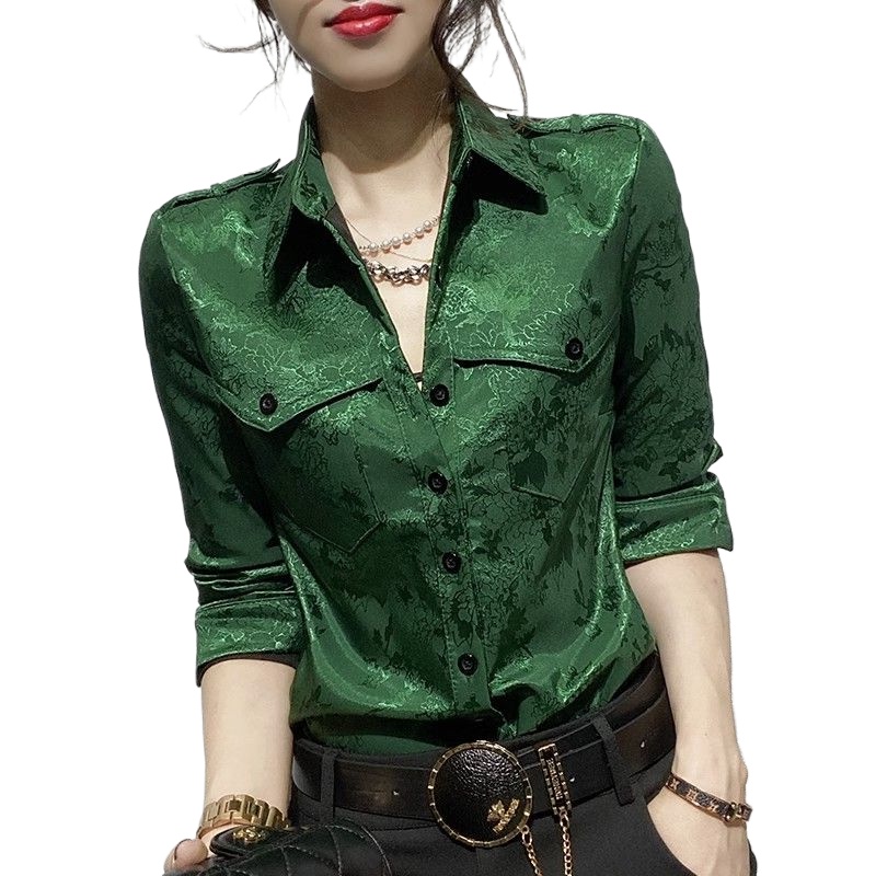 Female Tops Spring and Autumn  - Women Formal Wear Shirts 评论和价格
