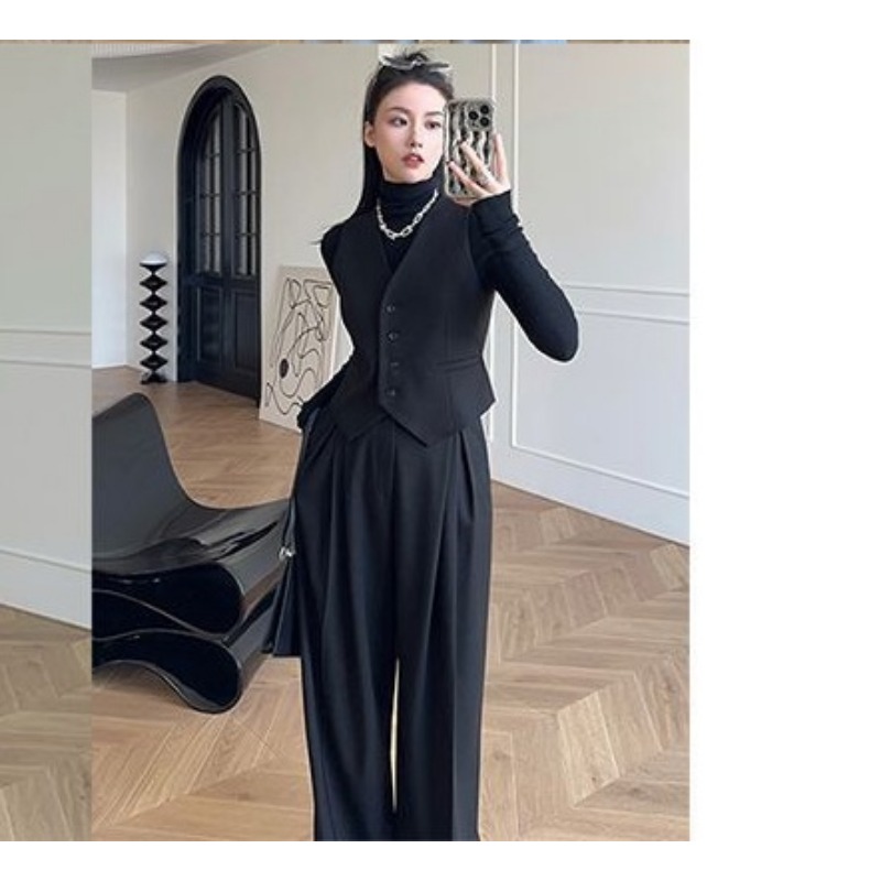 Women's Sleeveless Vest Wide-L - Women'S Formal Wear Pants 评论和价格