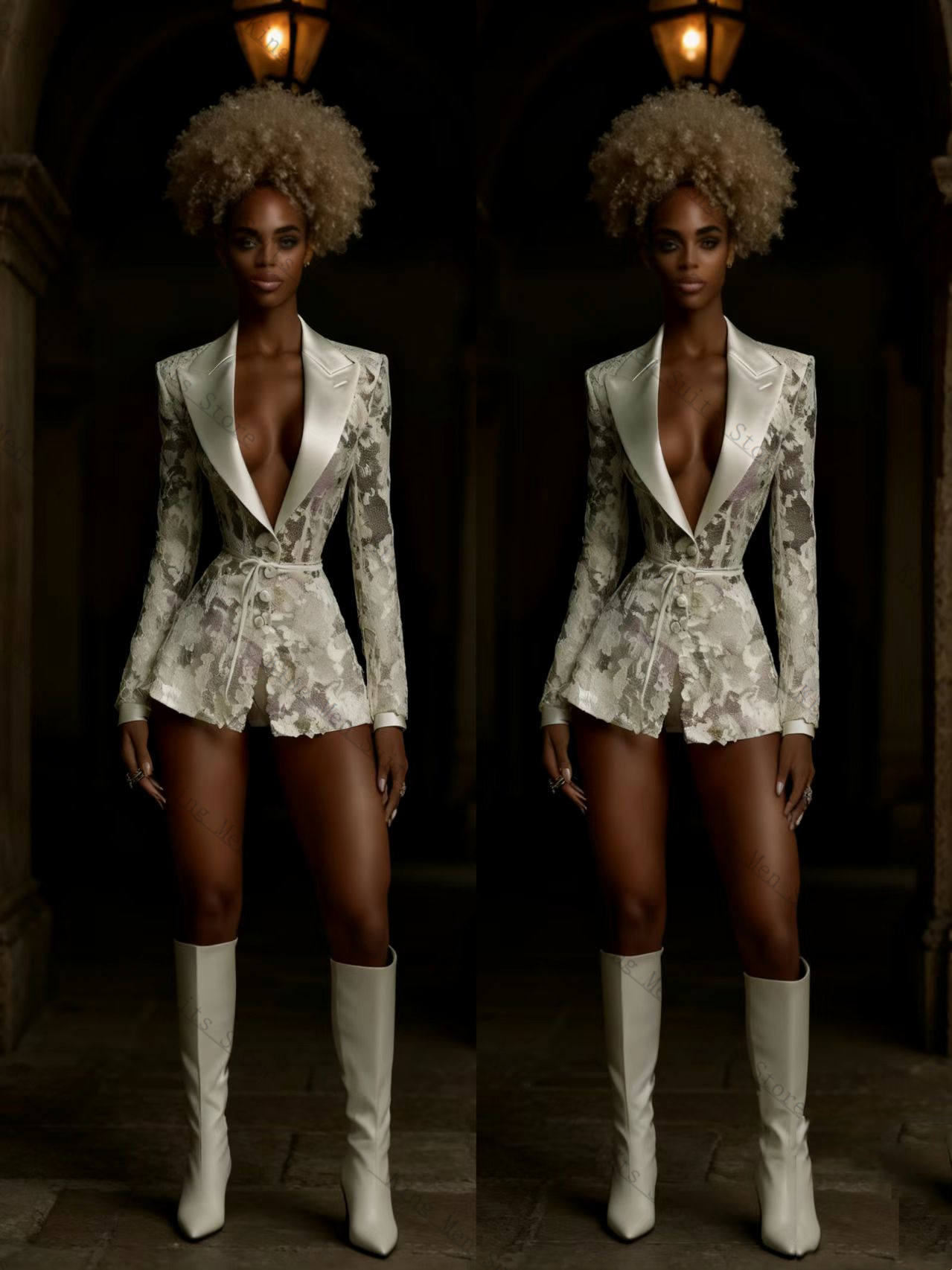 Women Suit 1 Pcs Blazer Belted - Women'S Formal Wear For Wedding Guest 评论和价格