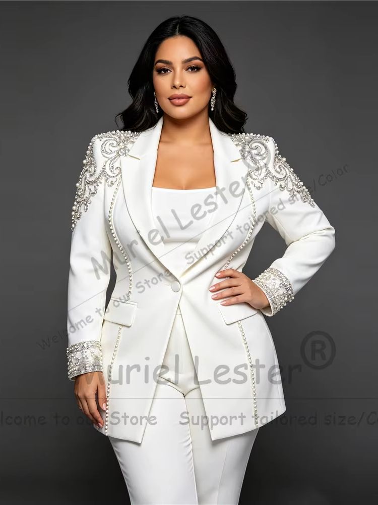 Handmade Women Suit or Wedding - Women'S Formal Wear Pants 评论和价格