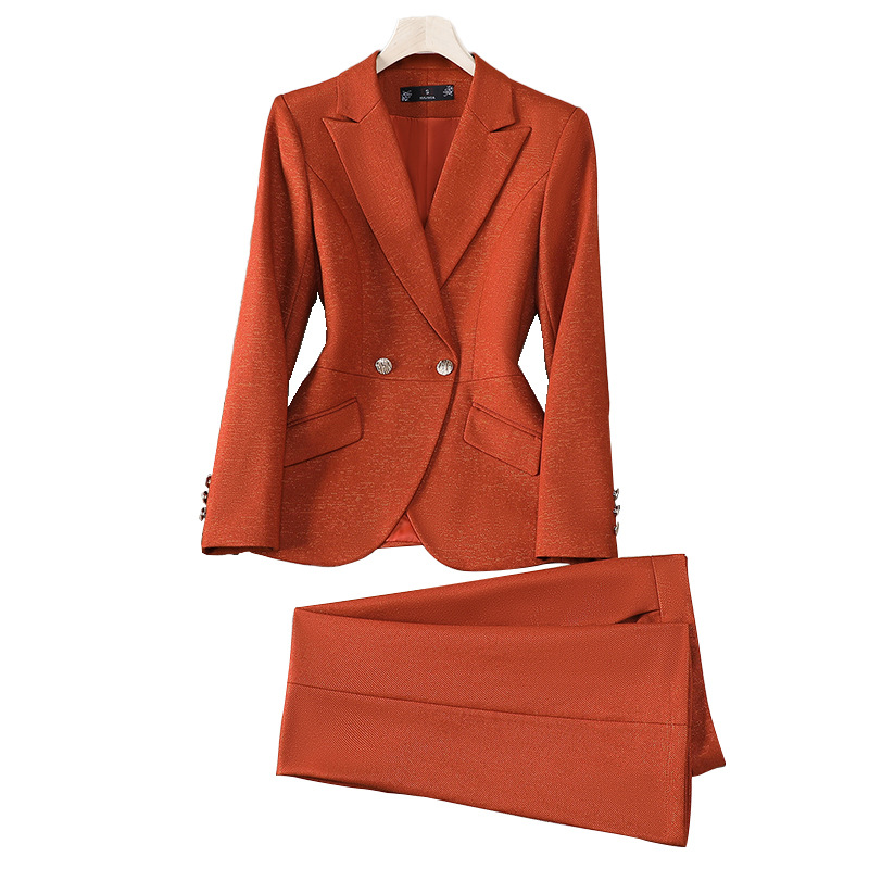 Autumn Winter Ladies Pant Suit - Formal Winter Wear Women Jacket 评论和价格