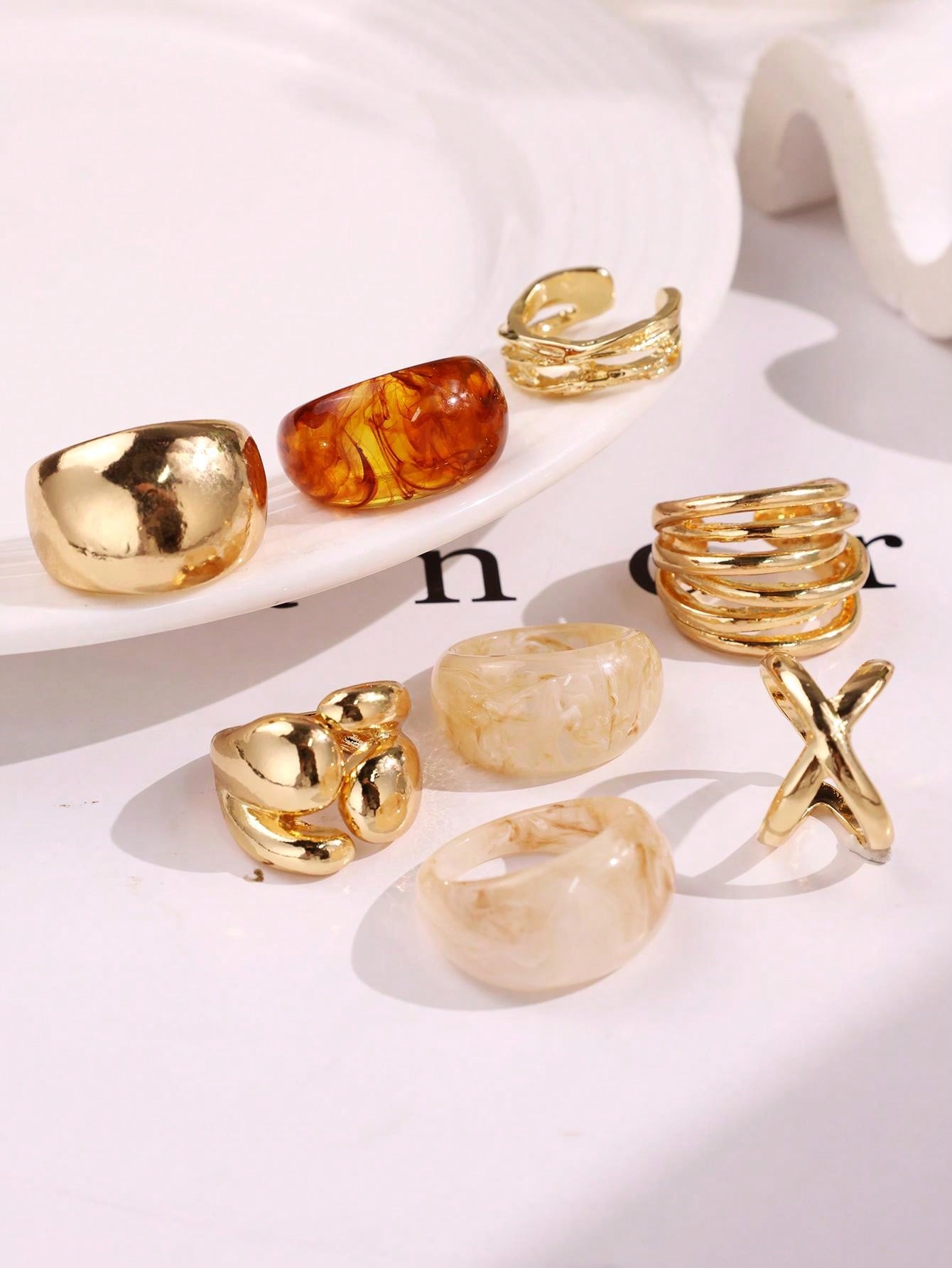 8Pcs Retro Lightly Luxurious H - High End Women'S Formal Wear 评论和价格