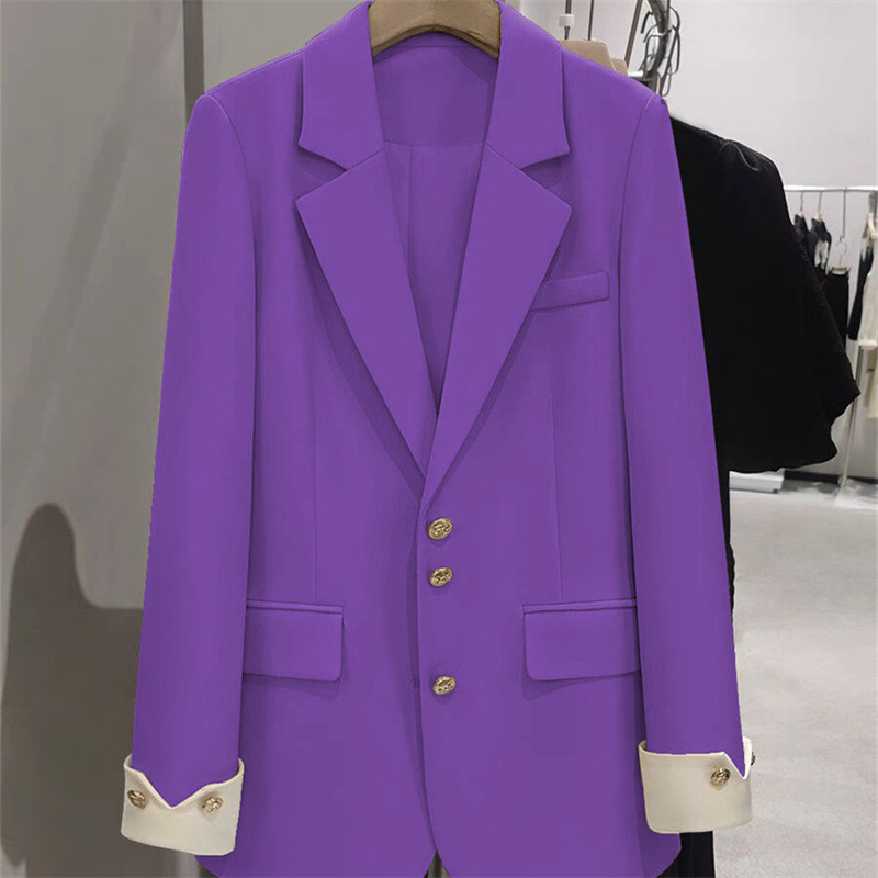 Fashion Ladies Blazer Color Bl - Formal Winter Wear Women Jacket 评论和价格