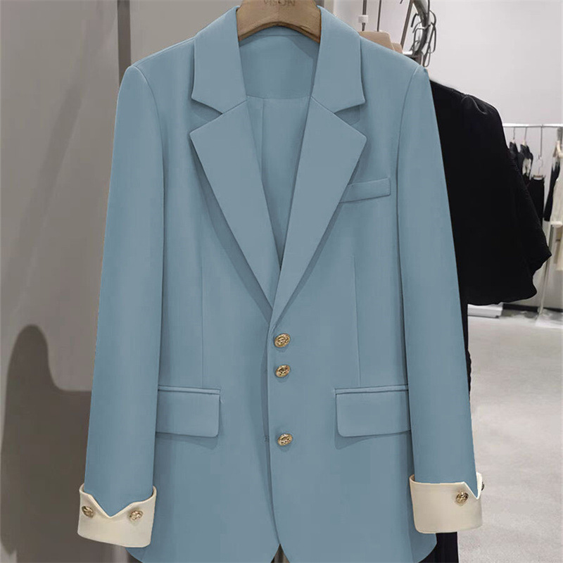 Fashion Ladies Blazer Color Bl - Formal Winter Wear Women Jacket 评论和价格