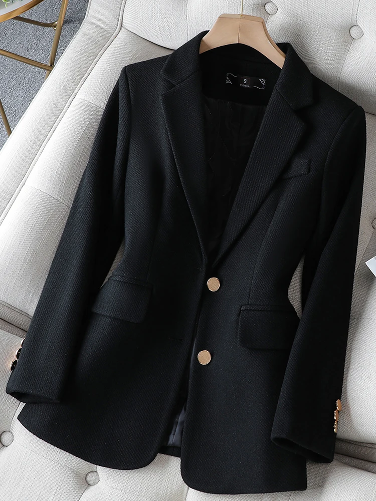 Fashion Ladies Blazer Women Gr - Formal Winter Wear Women Jacket 评论和价格