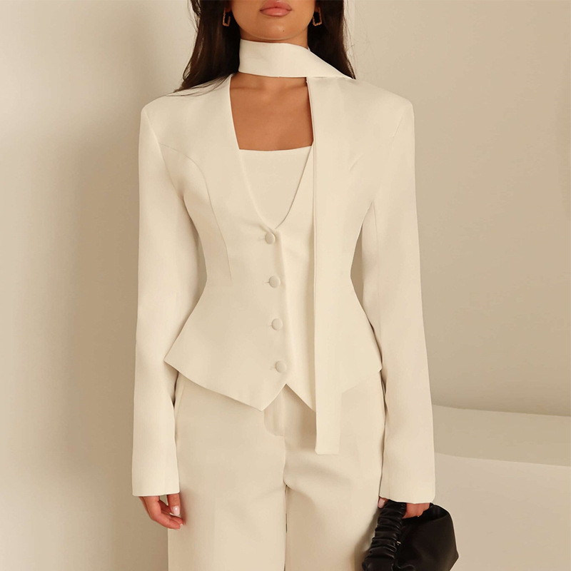 Autumn Women Suit 1 Piece Shor - Women'S Formal Wear For Wedding Guest 评论和价格