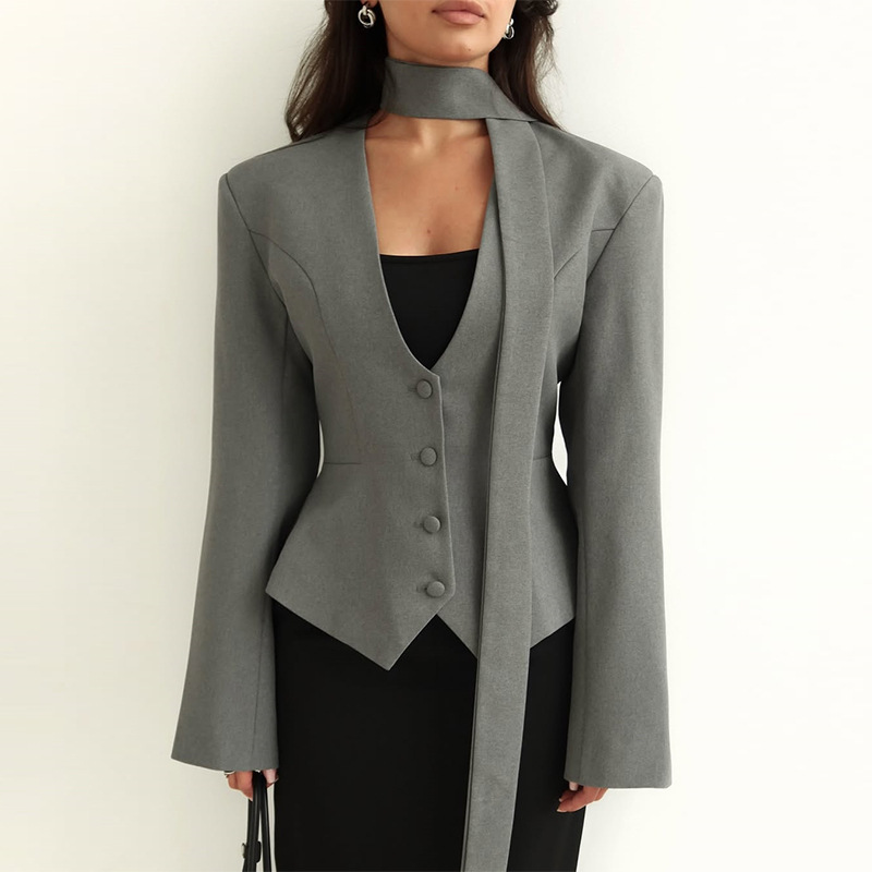Autumn Women Suit 1 Piece Shor - Women'S Formal Wear For Wedding Guest 评论和价格