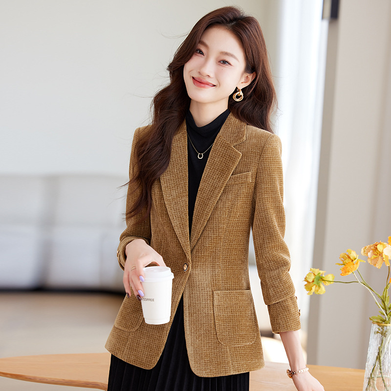 Ladies Blazer Coat Women Black - Formal Winter Wear Women Jacket 评论和价格