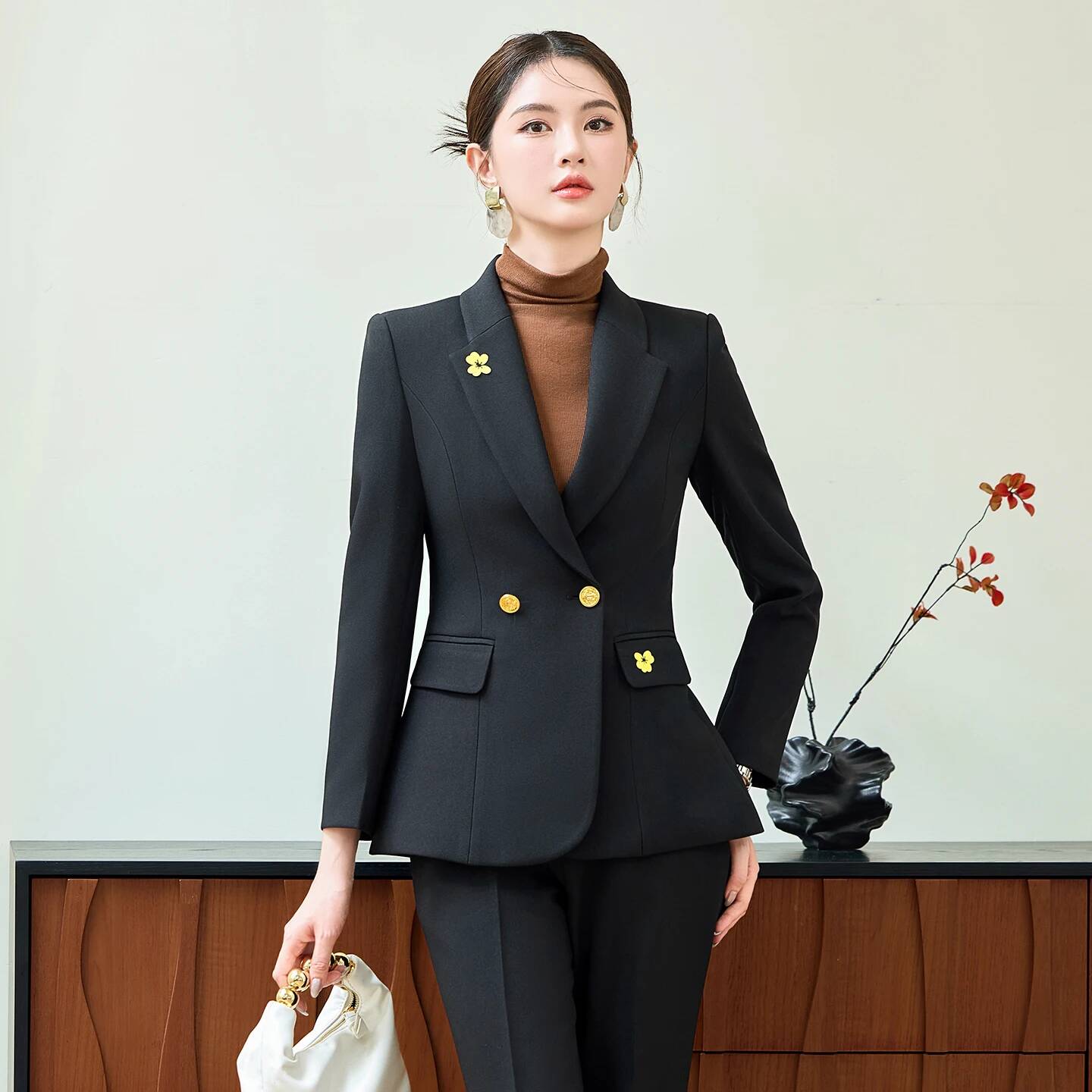 Formal Women Business Suits Fe - Formal Winter Wear Women Jacket 评论和价格