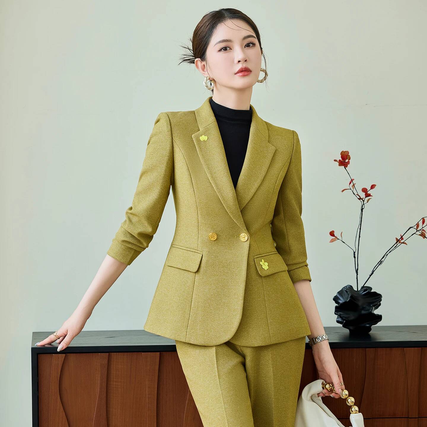 Formal Women Business Suits Fe - Formal Winter Wear Women Jacket 评论和价格