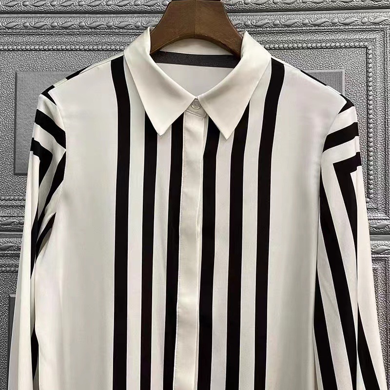 High Quality Silk Long Sleeved - Women Formal Wear Shirts 评论和价格