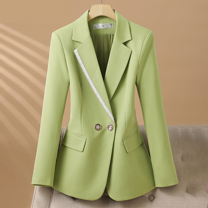 Fashion Women Blazer Long Slee - Formal Winter Wear Women Jacket 评论和价格