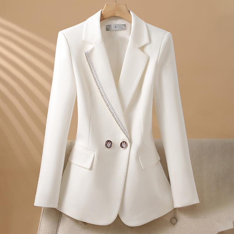 Fashion Women Blazer Long Slee - Formal Winter Wear Women Jacket 评论和价格