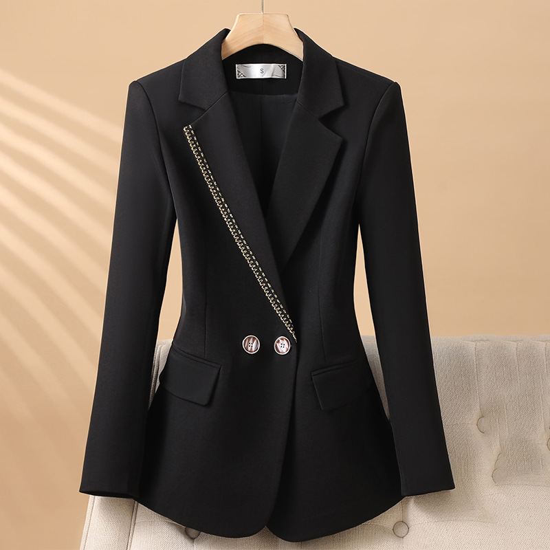 Fashion Women Blazer Long Slee - Formal Winter Wear Women Jacket 评论和价格