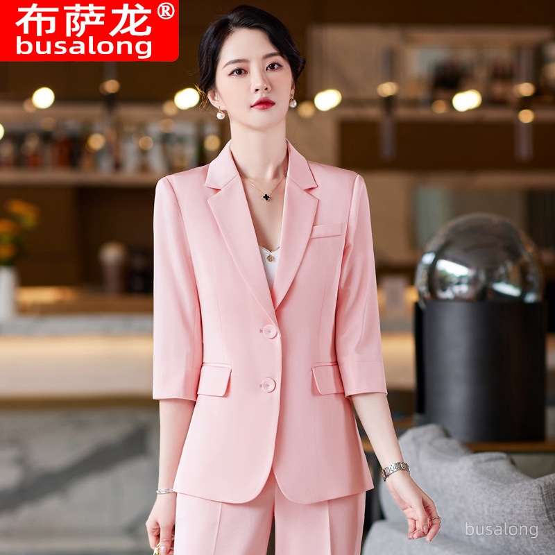 New Spring/Summer Professional - Women Formal Wear Shirt And Pant 评论和价格