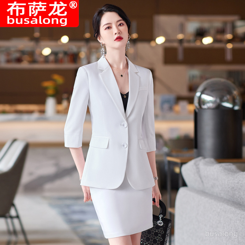 New Spring/Summer Professional - Women Formal Wear Shirt And Pant 评论和价格