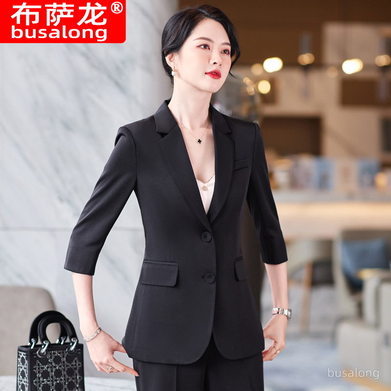 New Spring/Summer Professional - Women Formal Wear Shirt And Pant 评论和价格