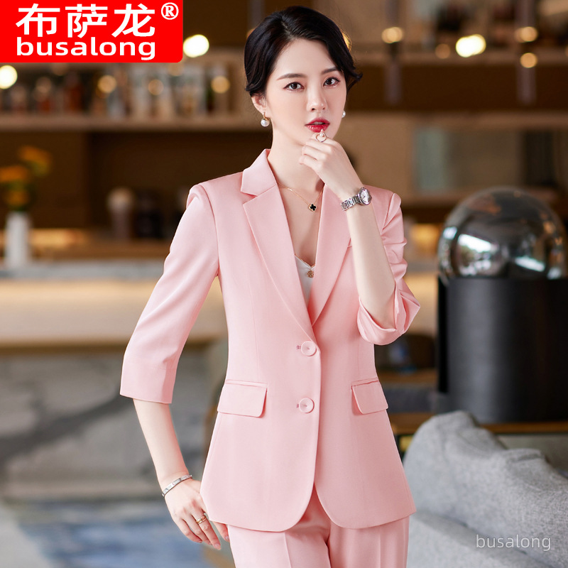 New Spring/Summer Professional - Women Formal Wear Shirt And Pant 评论和价格