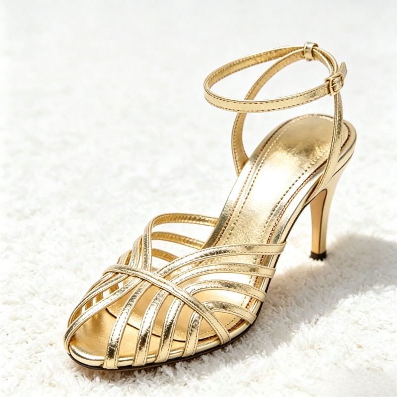 Sexy Gold Hollow Narrow Band H - Women'S Elegant Formal Wear 评论和价格