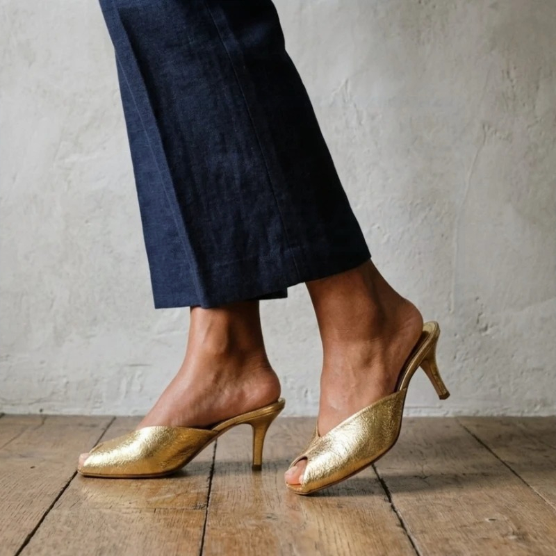 Women's Pumps Designer Gold Wo - Women'S Elegant Formal Wear 评论和价格