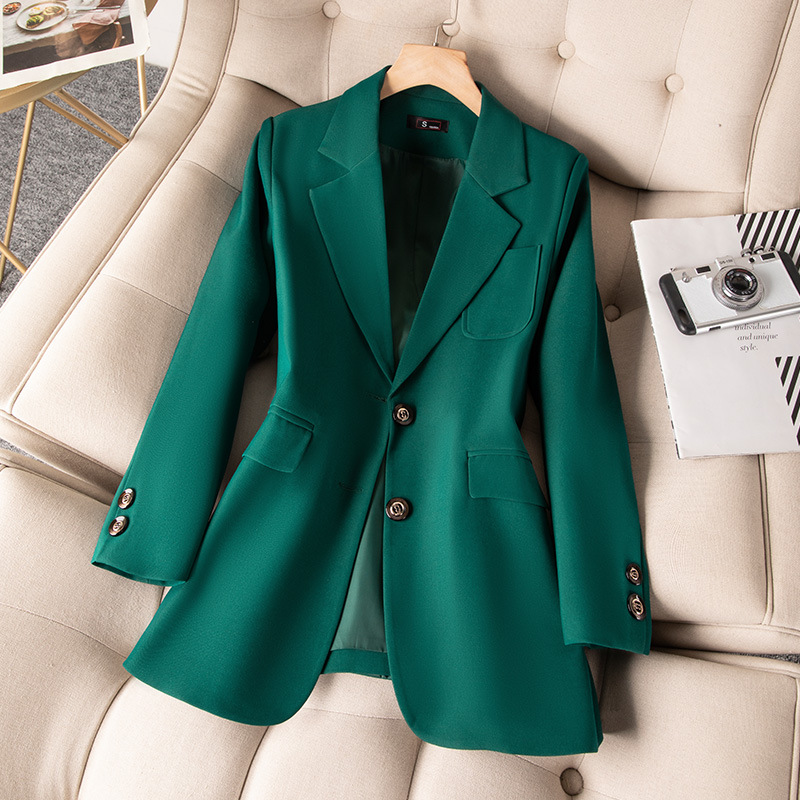 Blue Black Green Women Formal  - Formal Winter Wear Women Jacket 评论和价格