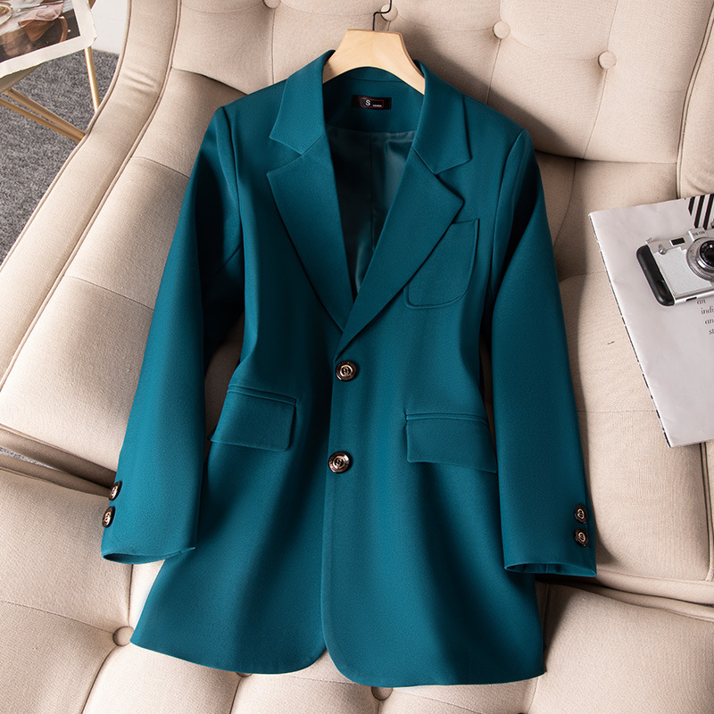 Blue Black Green Women Formal  - Formal Winter Wear Women Jacket 评论和价格