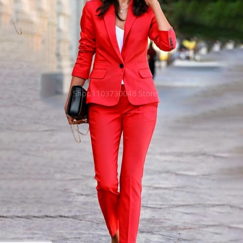 Fashion Office Ladies Blazer a - Women'S Formal Wear Pants 评论和价格
